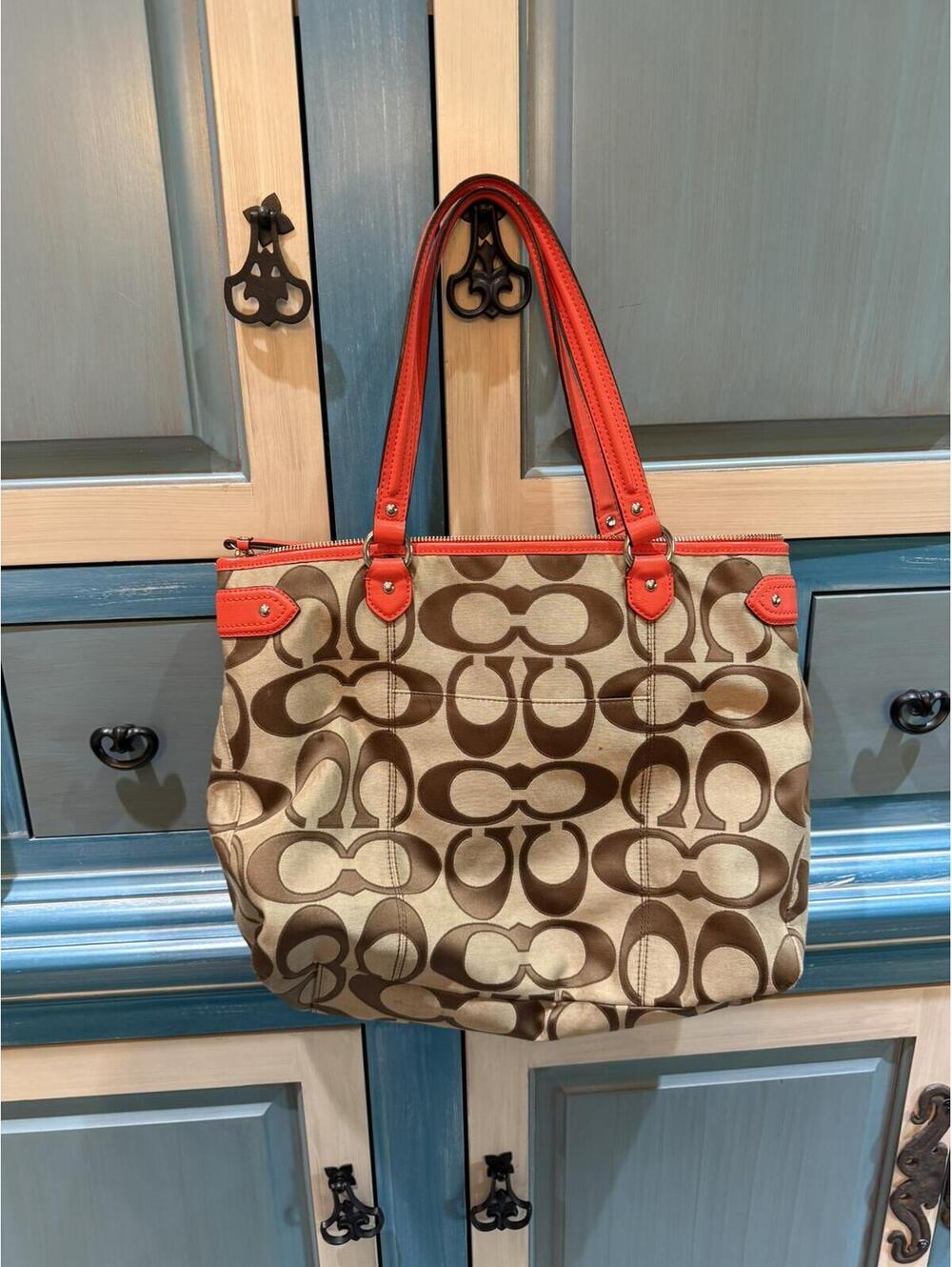 Coach Daisy Outline Signature Emma Tote F24066
